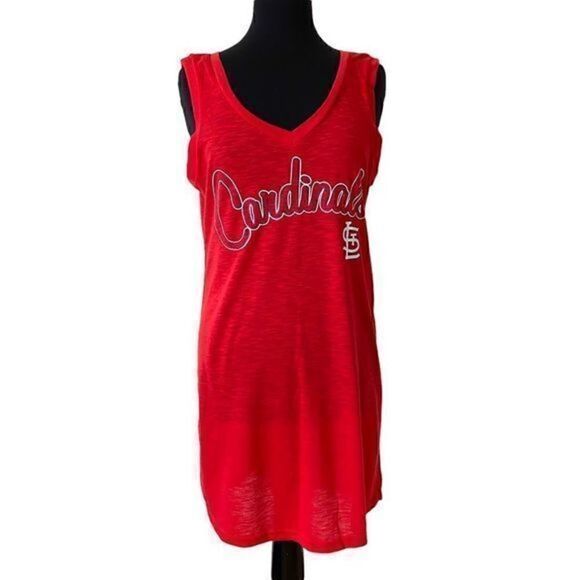 NWOT. S Louis Cardinals G-III 4Her by Carl Banks Women's Game Time Dress size M - Picture 1 of 6